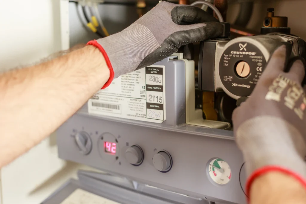 Boiler installation and replacement carried out by a qualified gas engineer
